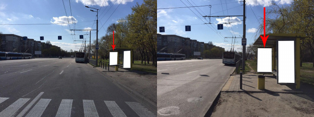 Зупинка 2.01x1.21,  Zdp032A2,Набережна Заводська вул., навпроти буд. 133, перед вул.Метробудівська