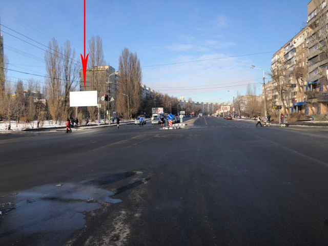 Щит 6x3,  t210B,просп. Героїв - бульв. Слави