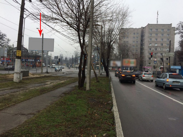 Щит 6x3,  s070Б,вул. Робоча - вул. В. Антоновича (Свердлова), світлофор, маг. АТБ