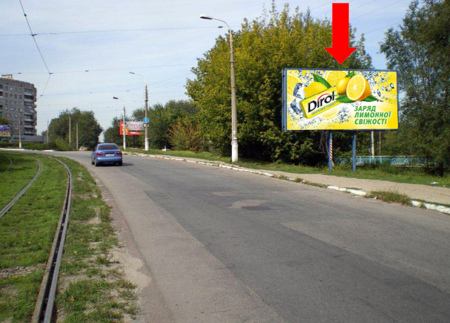 Щит 6x3,  дз58А,вул. Бурхана (залізнична платформа), рух в напрямку жм Черемушки