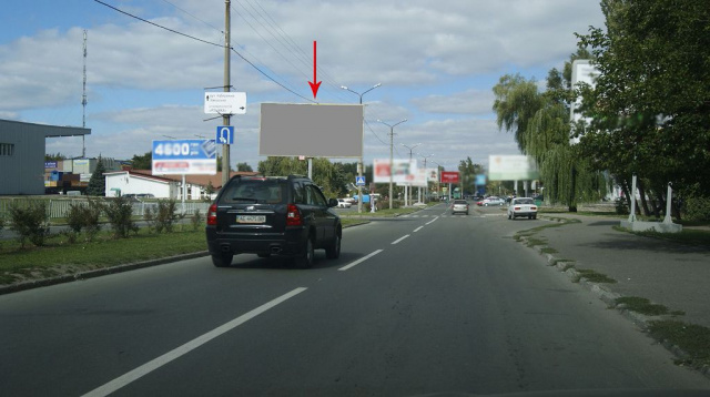 Щит 6x3,  026А2,вул. Ю. Кондратюка (Комунарівська), 1 (МАКДОНАЛДС, КОМФІ, БІЛЛА), рух у бік набережної Заводської