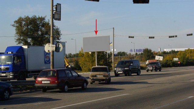 Щит 6x3,  s303Б,просп. Слобожанський (Газ. Правда), поворот на Метро, біля світлофора