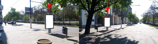 Сітілайт 1.2x1.8,  t172B,просп. Дмитра Яворницького, 56, напрямок до вул.Короленко
