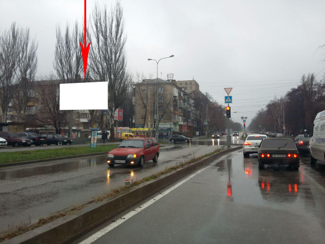Щит 6x3,  Zp019B,Перемоги вул., 62 - Лермонтова вул.