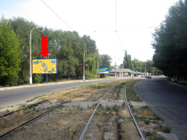 Щит 6x3,  дз58Б,вул. Бурхана (залізнична платформа), рух до центру