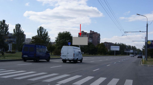 Щит 6x3,  s169А,вул. Набережна Заводська на ж-м Червоний камінь (Льодова арена)
