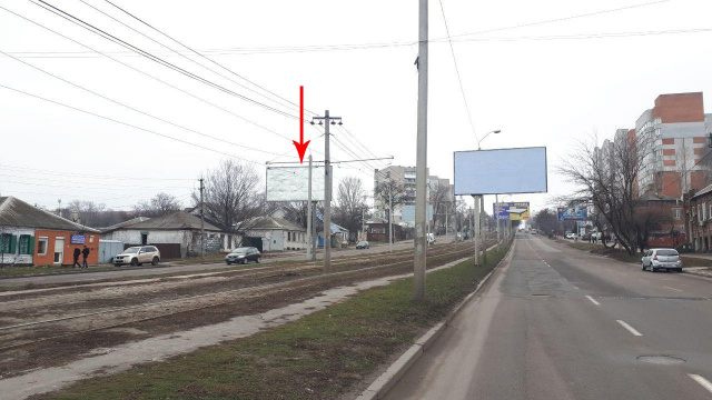 Щит 6x3,  s072B,вул. Робоча, в районі буд. №9 (розподілювач), напрямок з центру