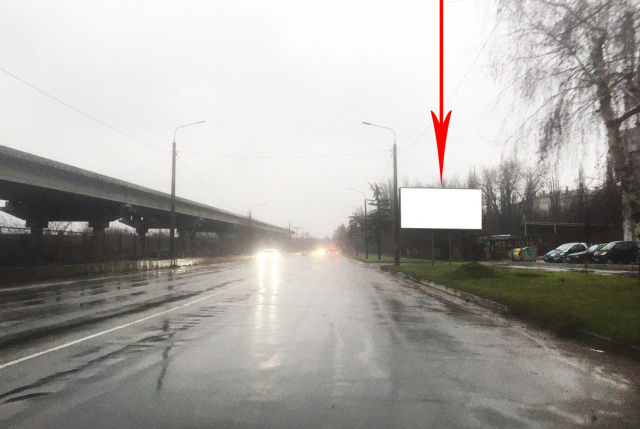 Щит 6x3,  Zp023A,Прибережна автомагістраль - 12-го квітня вул.
