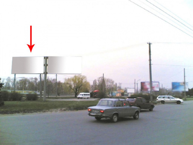 Щит 6x3,  117А3,ж/м Червоний Камінь (початок - роздільника), біля світлофору