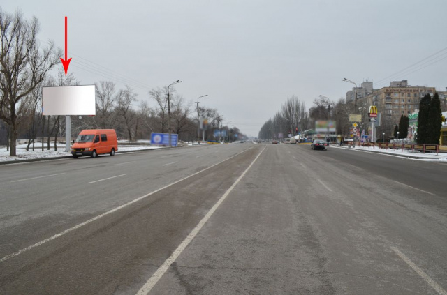 Щит 6x3,  102Б,вул. Набережна Заводська - вул. Комунарівська, МАКДОНАЛДС, ТЦ КОМФІі, СІЛЬПО, к-т Комунар, БІЛЛА, в центр
