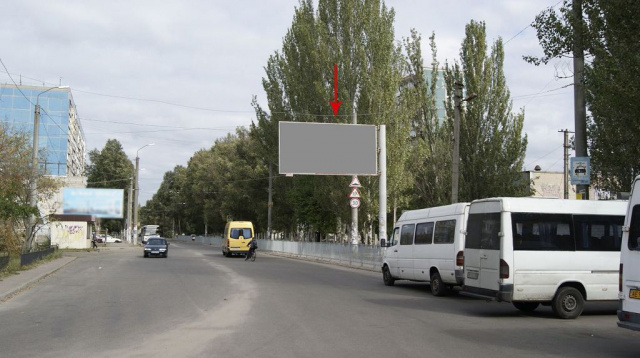 Щит 6x3,  073А,пров. Парусний, 3, виїзд до набережної Заводської