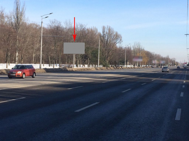 Щит 6x3,  s168Б,вул. Набережна Заводська (навпроти McDonalds, Billa) опора 536-538
