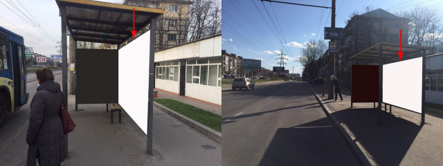 Зупинка 2.5x1,  Zdp060A2,просп. Олександра Поля, біля буд. 78