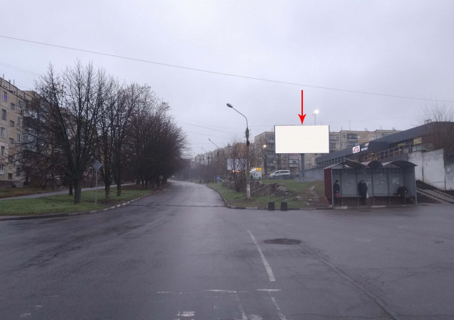 Щит 6x3,  Нп45A,вул. В Усова (біля АТБ-маркету)