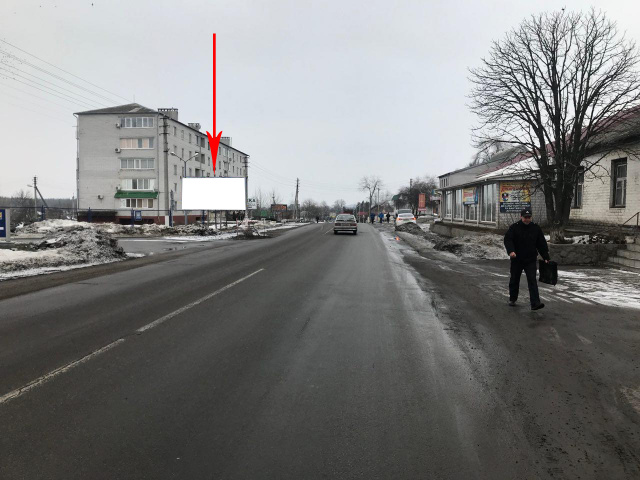 Щит 6x3,  ц01Б,вул. Центральна, біля АЗС Укрнафта