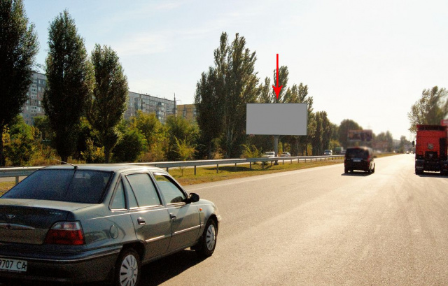 Щит 6x3,  095А,вул. Донецьке шосе, 144, в'їзд у місто, навпроти Агросоюзу; ТРЦ КАРАВАН, ринок