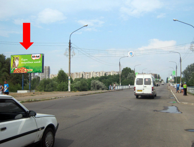 Щит 6x3,  дз66Б,вул. 40-років Перемоги (біля л/б моста)