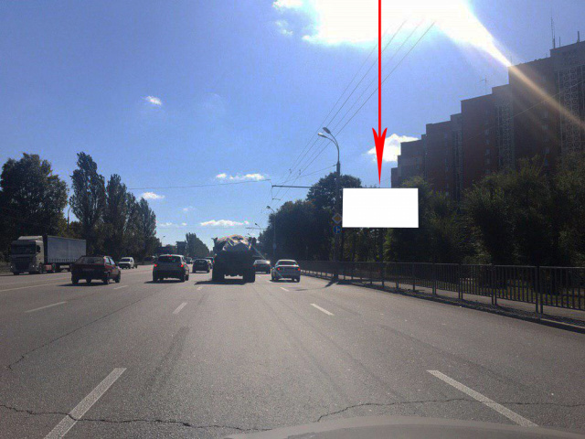 Щит 6x3,  110A,Запорізьке шосе, в районі буд. №58, рух з центру