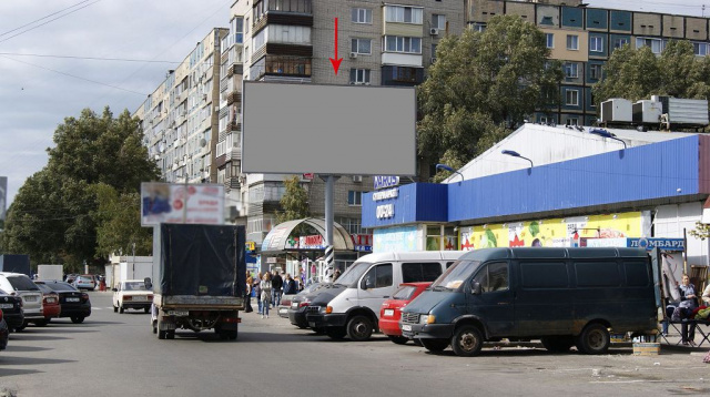 Щит 6x3,  027А,вул. В. Діївська (Бр.Трофімових), 36 (ВАРУС, ринок)