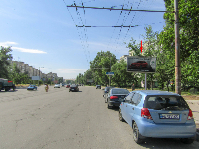 Призма 6x3,  m015A1,просп. Героїв, 12 (РОЗМІР РЕКЛАМНОЇ ПЛОЩИНИ 5,8х3)