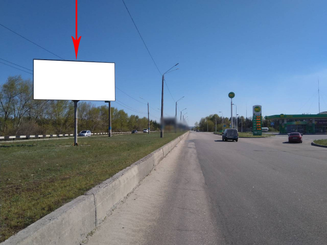Щит 6x3,  дз16А1,Мостовий перехід через Дніпро, зїзд, біля АЗС "WOG", рух з лівого на правий берег