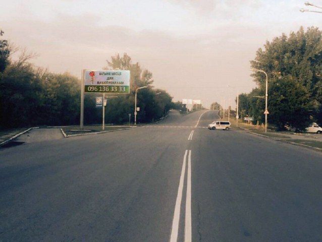 Щит 6x3,  Пв20Б,вул. Дніпровська - вул. Тельмана, біля світлофора
