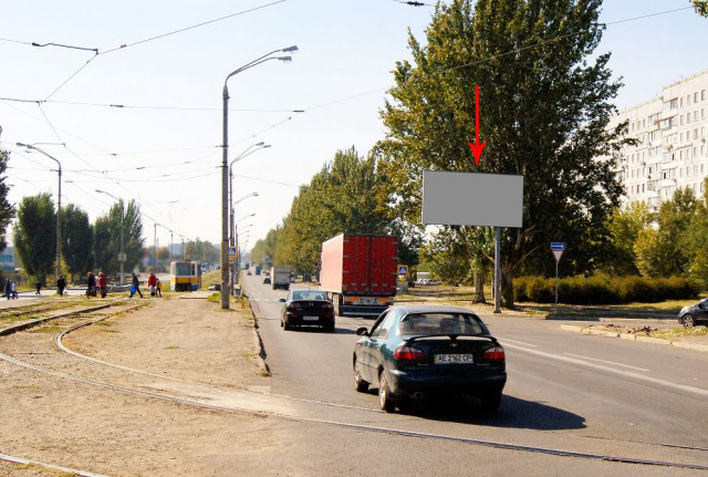 Щит 6x3,  s202А,вул. Донецкое шоссе, 121, напрямок руху до центру