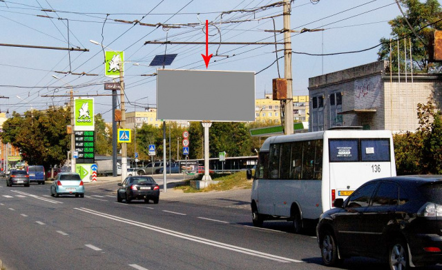 Щит 6x3,  s106А,вул. М. Лисиченко (Гер. Гром. війни) (СТО ЮСТ, до Каравану, ринку)