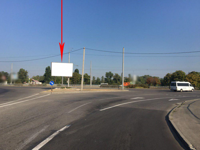 Щит 6x3,  075A2,Набережна Заводська - вул.Панаса Мирного, біля парку ім.Леніна, по руху в центр