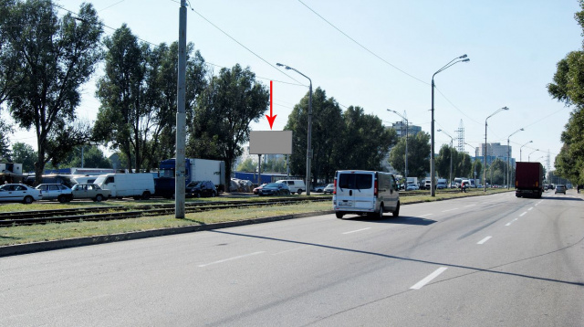 Щит 6x3,  s198Б,вул. Донецьке шосе - вул.Вишнева, в напрямку Кайдацького мосту