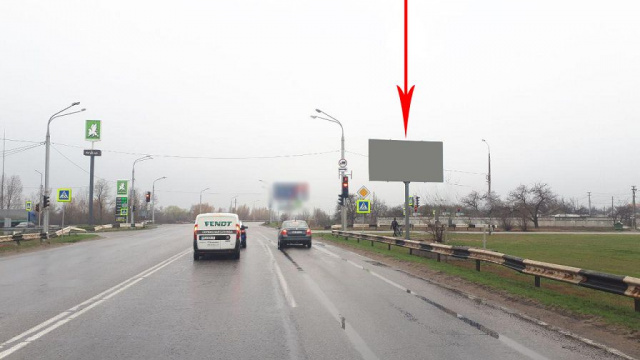 Щит 6x3,  031A,вул. Передова, 346-А (перехрестя з вул. Покришкіна), на світлофорі,  рух в бік виїзду з міста